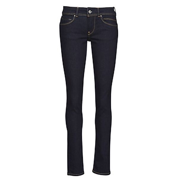 Pepe Jeans Damen Jeans New Brooke - Slim Fit - Blau - Rinse Plus günstig online kaufen