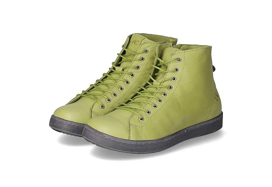 Andrea Conti Andrea Conti 0344900/262 Damen Glattleder gruen Schnürstiefel günstig online kaufen