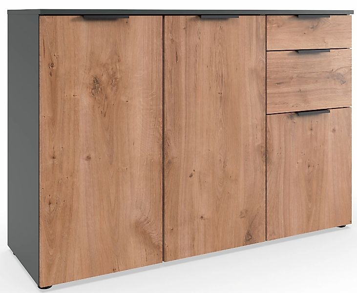 Wimex Kombikommode "Level by fresh to go", 3-türig mit 2 Schubladen, soft-c günstig online kaufen