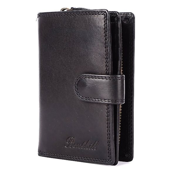 Benthill Geldbörse Damen Echt Leder RFID Portemonnaie Vintage Mittelgroß Po günstig online kaufen