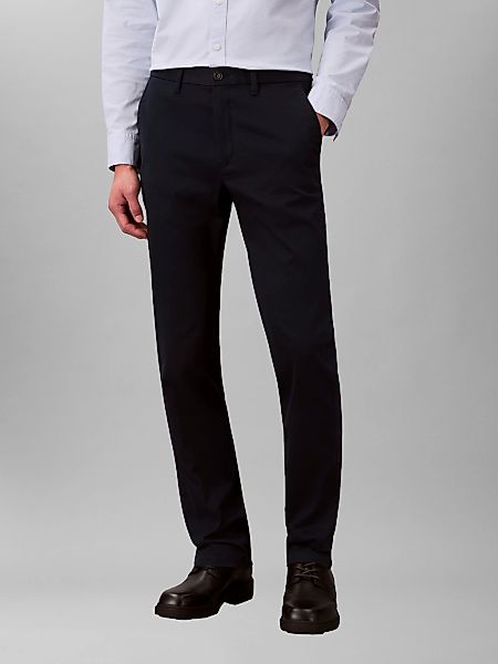 Calvin Klein Stoffhose "SLM CTTN STRTCH CHN" Mit Gürtelschlaufen günstig online kaufen