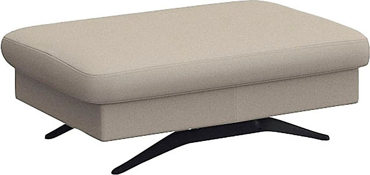 FLEXLUX Pouf "Glow Sitzhocker, Polsterhocker" Hocker mit Stauraum, Fuß schw günstig online kaufen