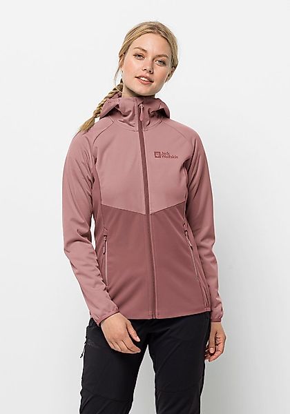 Jack Wolfskin Softshelljacke "GO HIKE SOFTSHELL W" mitKapuze günstig online kaufen