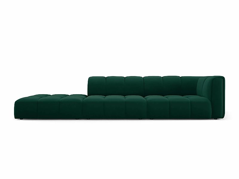 Milo Casa | Ecksofa Francesca Samt links 4-Sitzer günstig online kaufen
