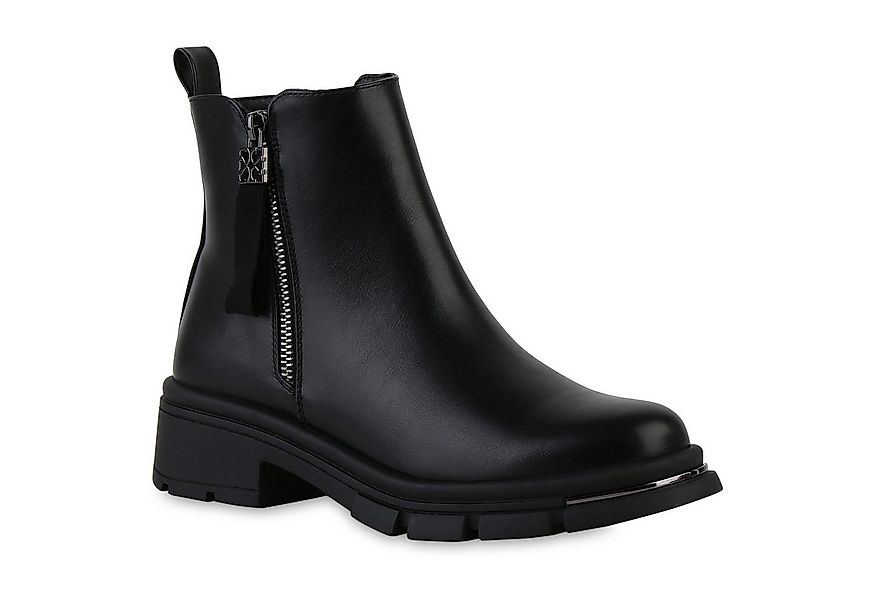 VAN HILL 841832 Stiefelette Damen Leicht Gefüttert Klassische Stiefeletten günstig online kaufen