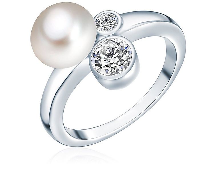 Valero Pearls Perlenring silber, aus Süßwasser-Zuchtperlen günstig online kaufen