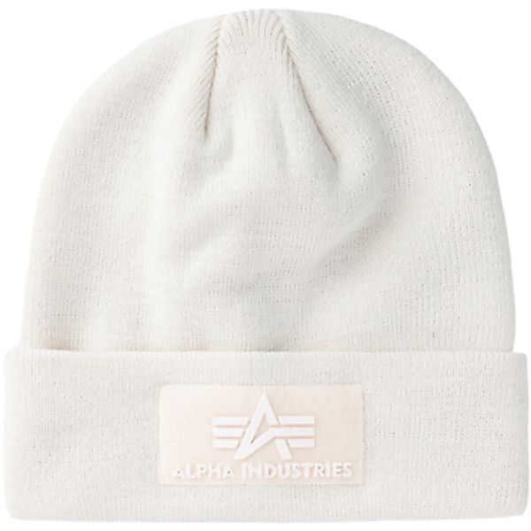 Alpha Industries  Hut Velcro Beanie - jet stream white günstig online kaufen