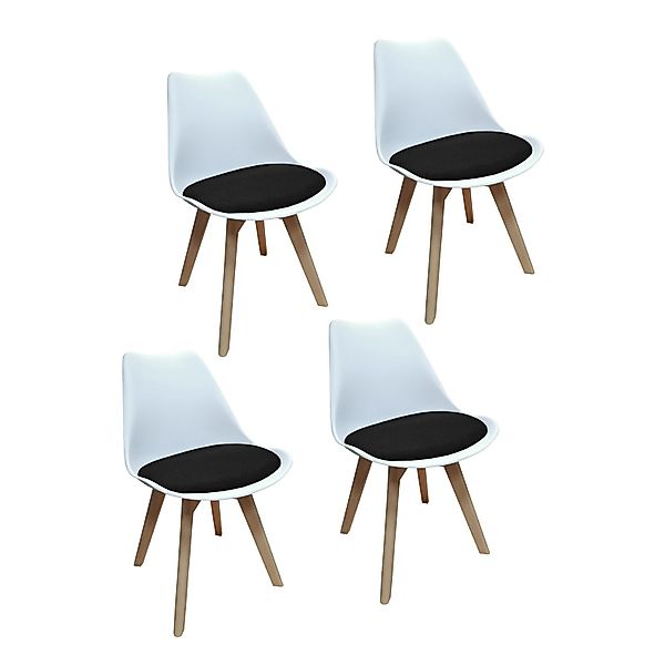 HTI-Living Esszimmerstuhl Stuhl Atlanta Webstoff 4er-Set günstig online kaufen