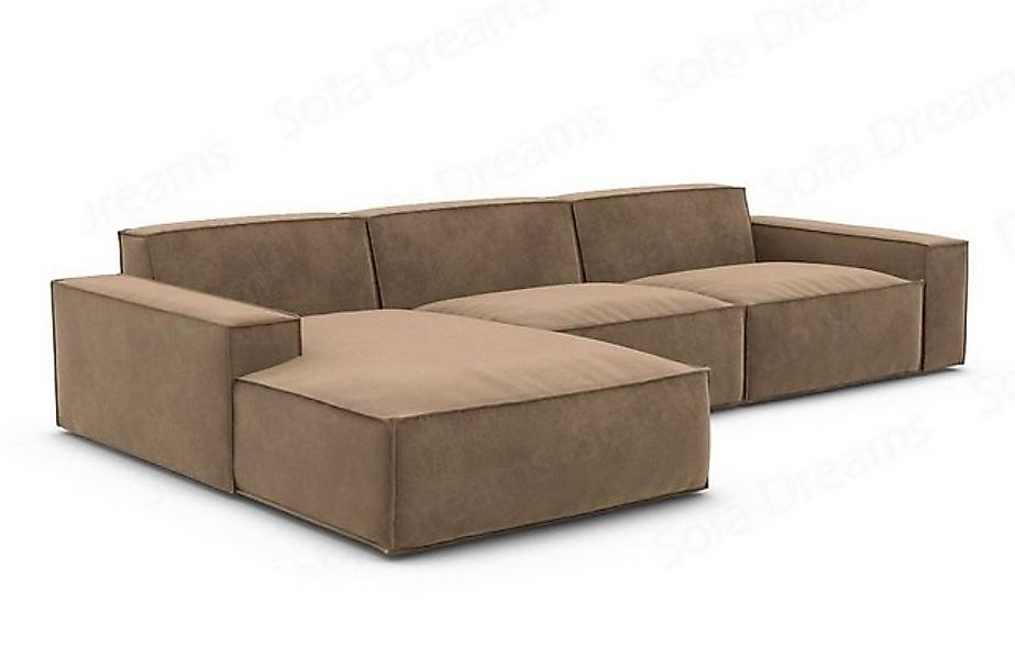 Sofa Dreams Ecksofa Stoffsofa Sofa Polstercouch Modern Formenta L Form Kurz günstig online kaufen