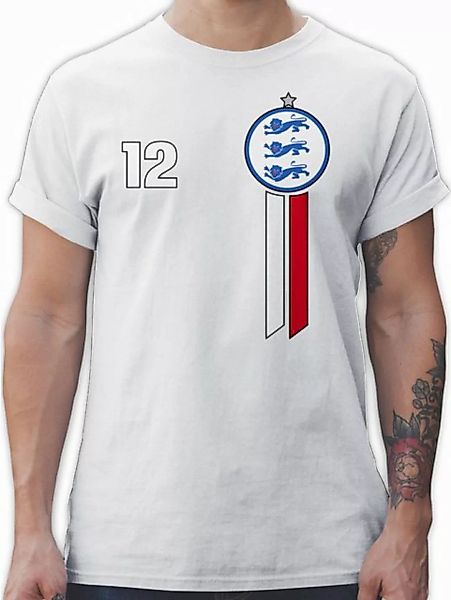 Shirtracer T-Shirt 12. Mann England Emblem 2026 Fussball WM Fanartikel günstig online kaufen