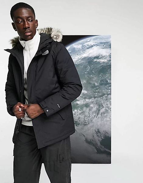 The North Face – Zaneck – Jacke aus recyceltem Material in Schwarz günstig online kaufen