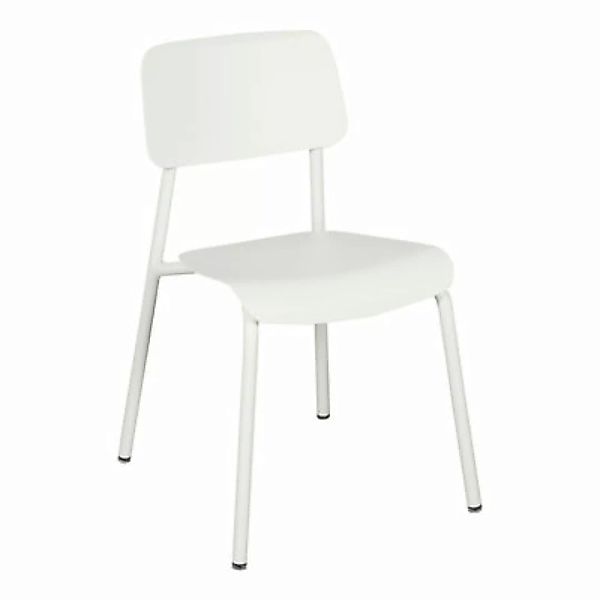 Stapelbarer Stuhl Studie metall grau / Aluminium - Fermob - Grau günstig online kaufen