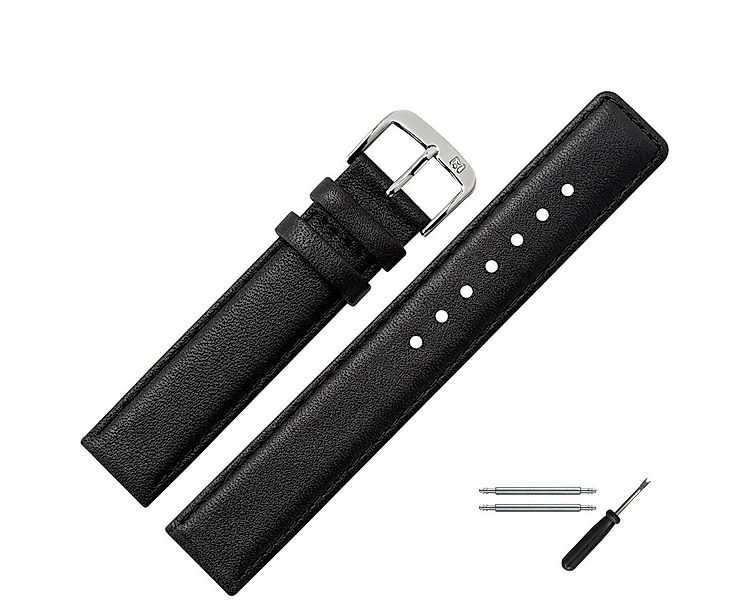 MARBURGER Uhrenarmband 20mm Leder Schwein Schweinsleder günstig online kaufen