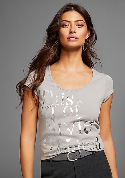 Laura Scott T-Shirt sehr figurbetonte Passform, mit Rundhalsausschnitt günstig online kaufen