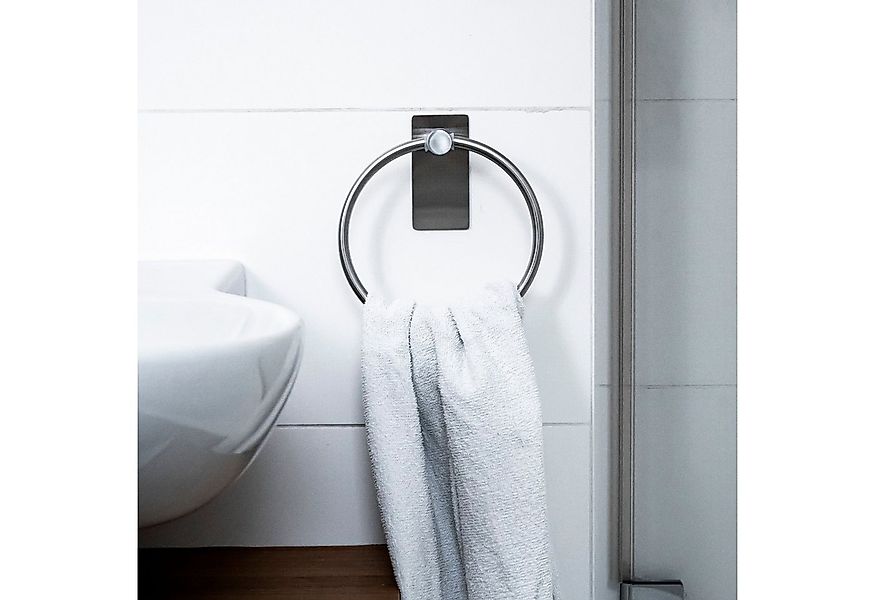 ELMOWO Handtuchring ohne Bohren für Badezimmer & Gäste-WC, Handtuchhalterun günstig online kaufen