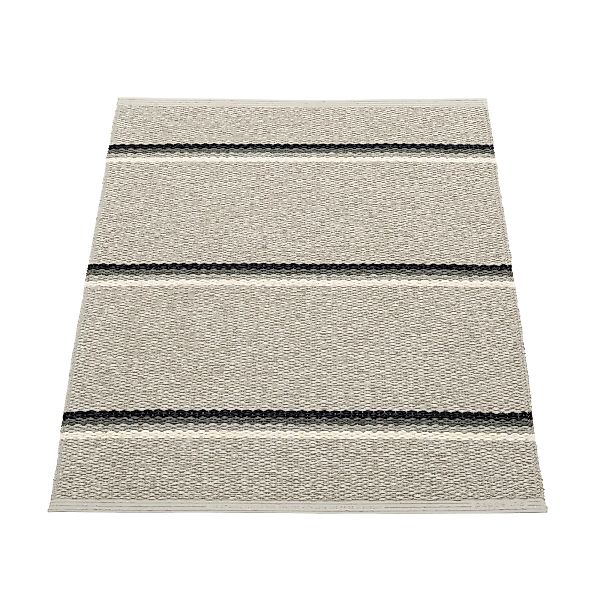 pappelina - Olle Teppich 70 x 90 cm - grau, leinen/wendbar/LxB 90x70cm/für günstig online kaufen
