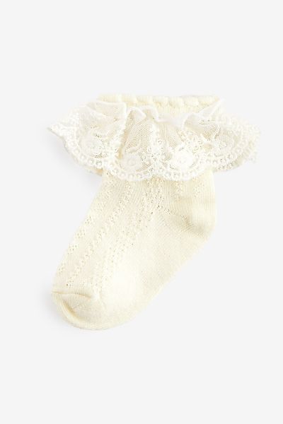 Next Kurzsocken Feierliche Spitzenshorts 1er-Pack (1-Paar) günstig online kaufen