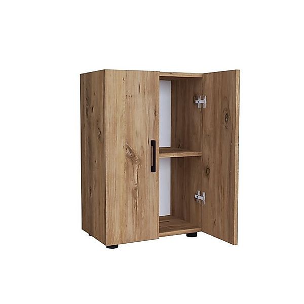Zeta Interior Aktenschrank,Holz und Kiefer Farbe, Höhe 74 cm, Büroschrank, günstig online kaufen