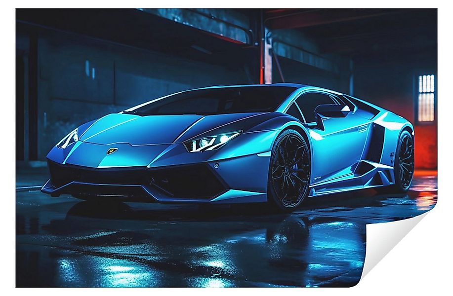 Wallarena Fototapete Kinderzimmer Jungen Auto Sportwagen Modern Vlies Tapet günstig online kaufen