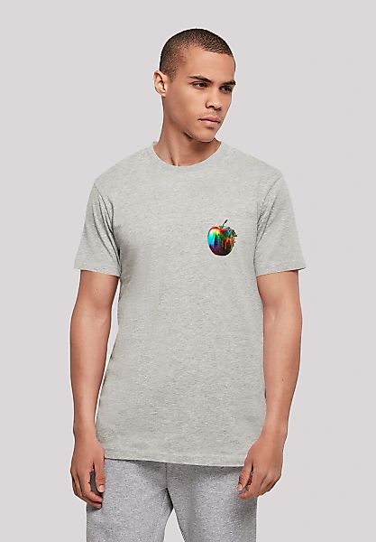 F4NT4STIC T-Shirt "Colorfood Collection - Rainbow Apple" Print günstig online kaufen