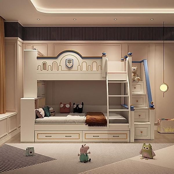 JVmoebel Etagenbett Etagenbett modernes Möbel Qualität langlebig, Made in E günstig online kaufen