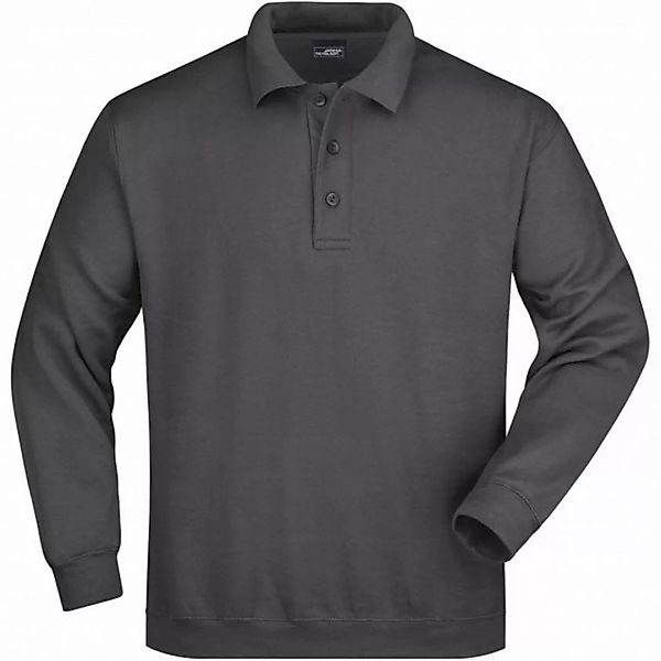 James & Nicholson Sweatshirt Polo Sweatshirt Heavy "JN041"- James & Nichols günstig online kaufen