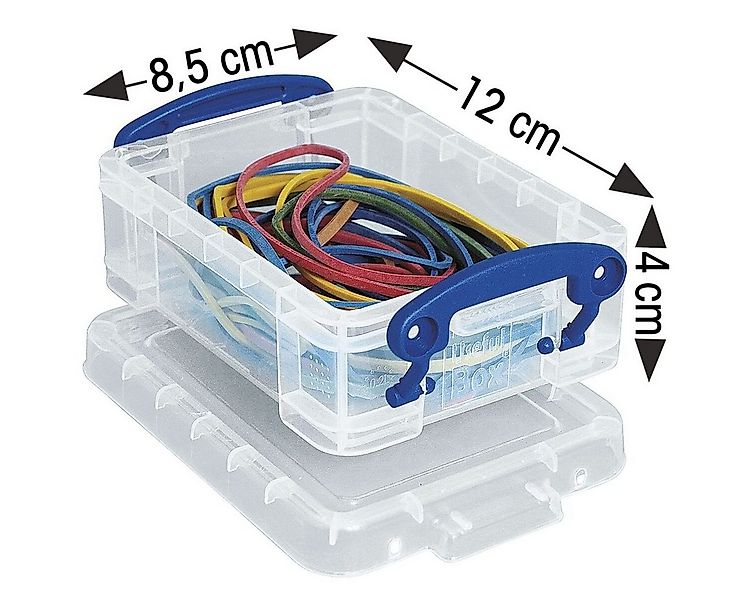 REALLYUSEFULBOX Aufbewahrungsbox, 0,2 Liter, verschließbar und stapelbar günstig online kaufen