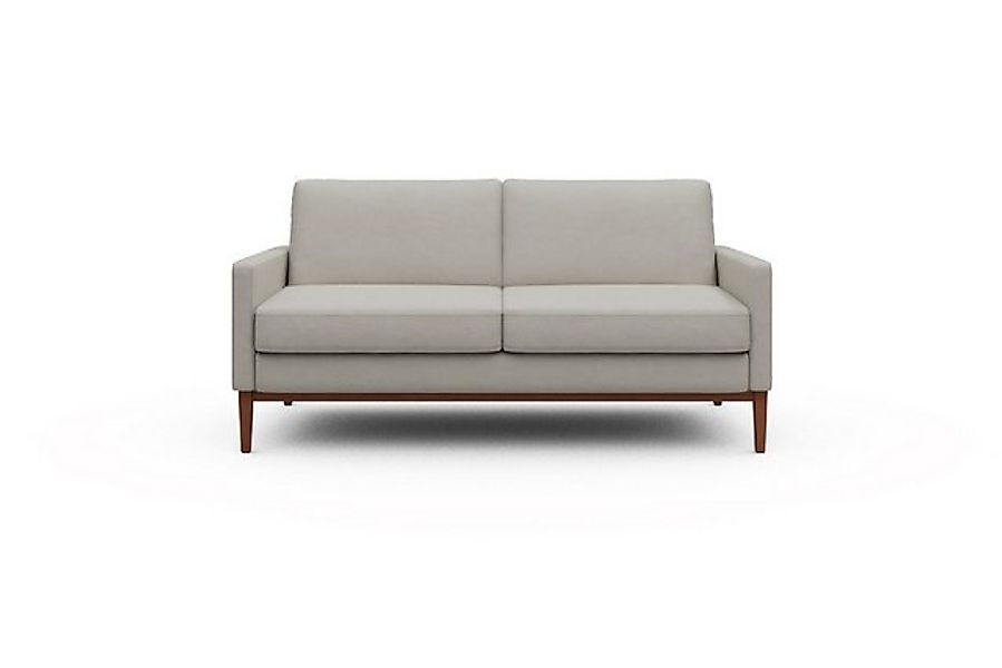 moebelfaktor Sofa Bodo 2,5-Sitzer, Retro-Design, elegante Linien, stabile H günstig online kaufen