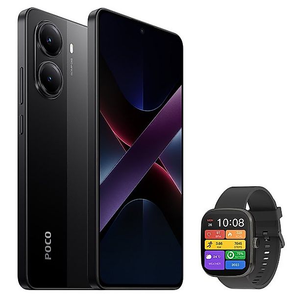 Xiaomi POCO X7 Pro 12+256GB Smartphone & Smartwatch Handy (6.67 Zoll, 50 MP günstig online kaufen