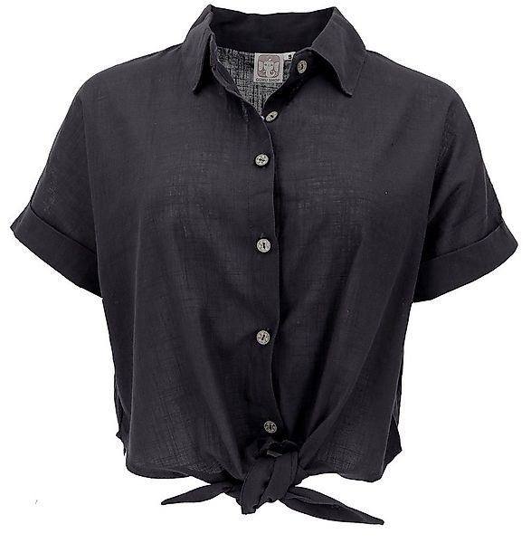 Guru-Shop Longbluse Leichte Baumwoll Bluse, Sommerbluse zum Binden.. altern günstig online kaufen