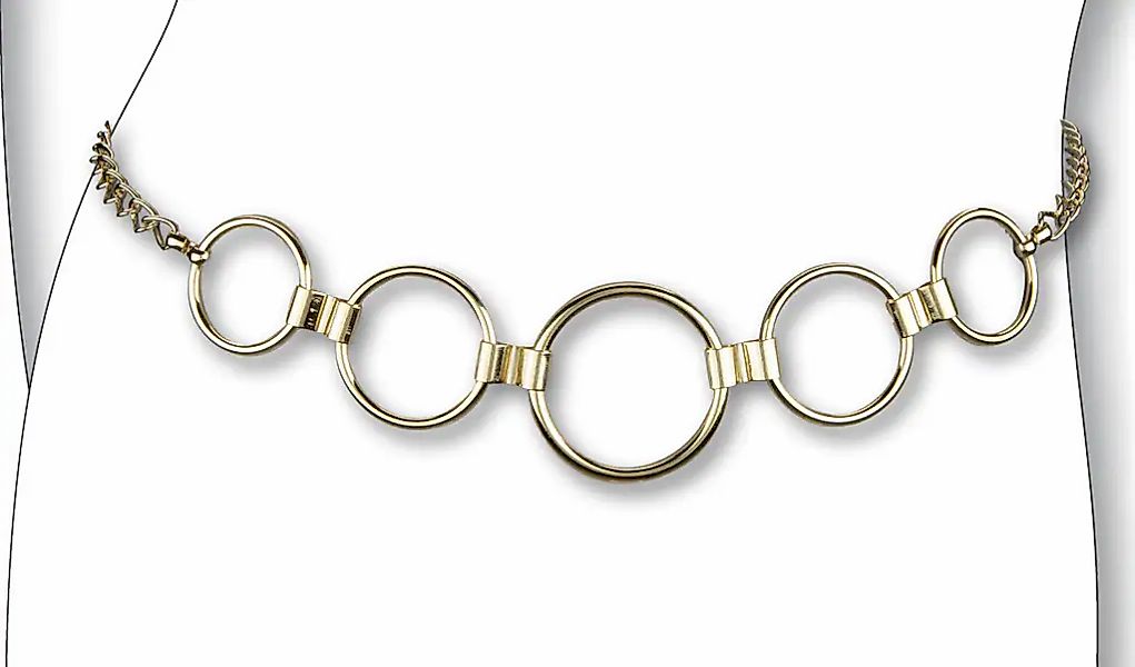 BERND GÖTZ Kettengürtel "Kettengürtel in elegant abgestuftem Ringdesign" günstig online kaufen
