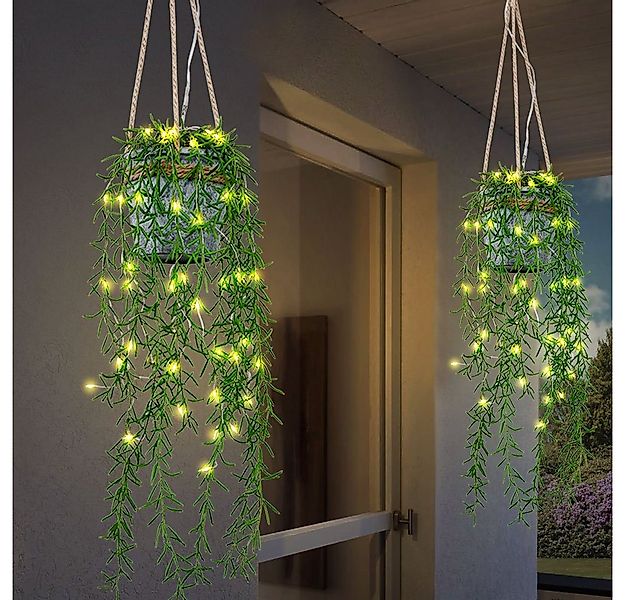 GLOBO LIGHTING Hängeleuchte, LED-Leuchtmittel fest verbaut, Warmweiß, Solar günstig online kaufen