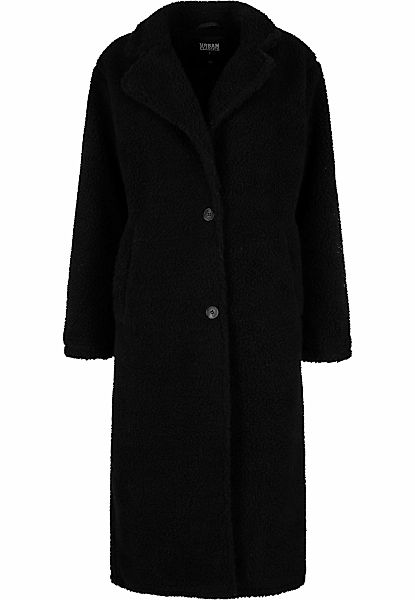 URBAN CLASSICS Winterjacke "Urban Classics Ladies Teddy Long Coat" 1 Stk. t günstig online kaufen