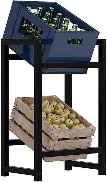 CLP Standregal Stack, Getränkekistenständer aus stabilem günstig online kaufen