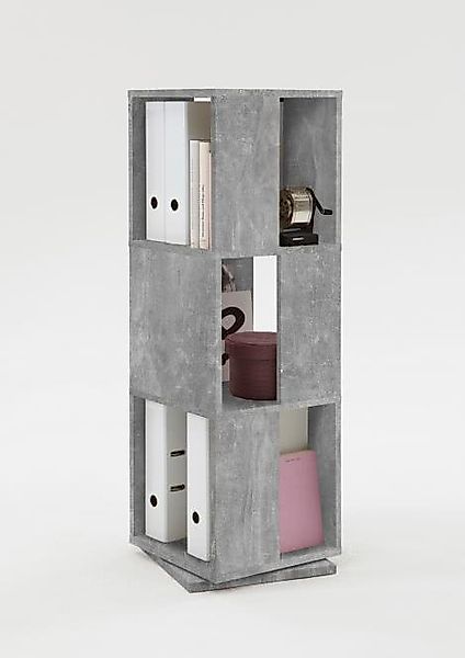 TOWER Drehbares Regal von FMD Beton günstig online kaufen
