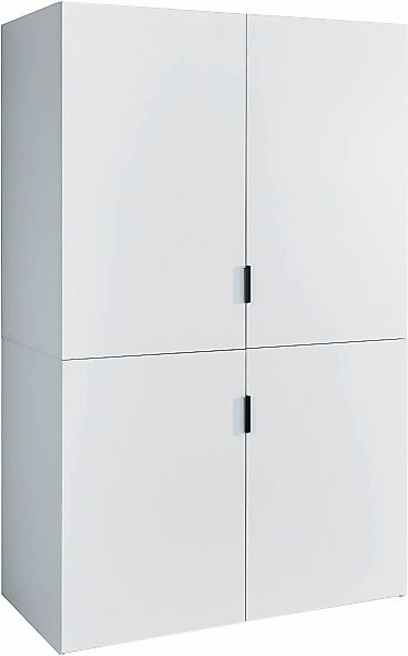BASIC by Balculina Pantryküche "Pantryküche Heidelberg BxHxT 124x200x70 cm" günstig online kaufen