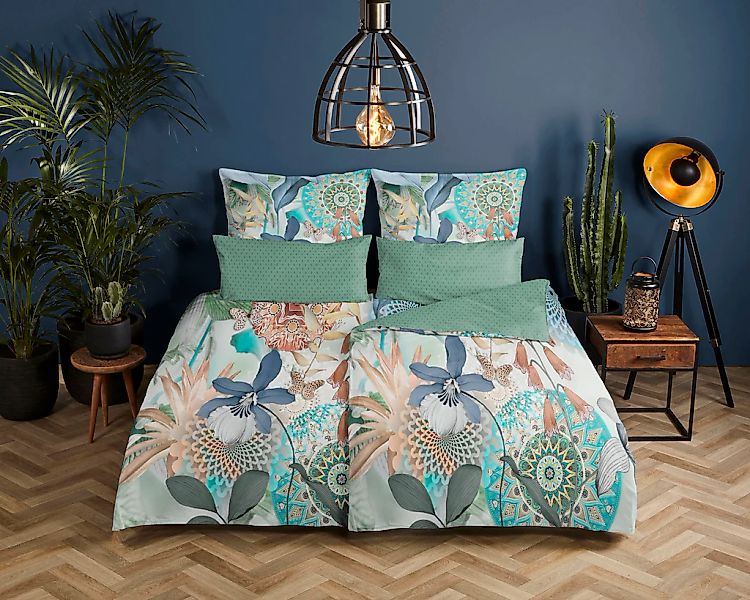 hip Wendebettwäsche "ZEPHIR" 3 Stk. Mako-Satin, 135x200, Reißverschluss, We günstig online kaufen