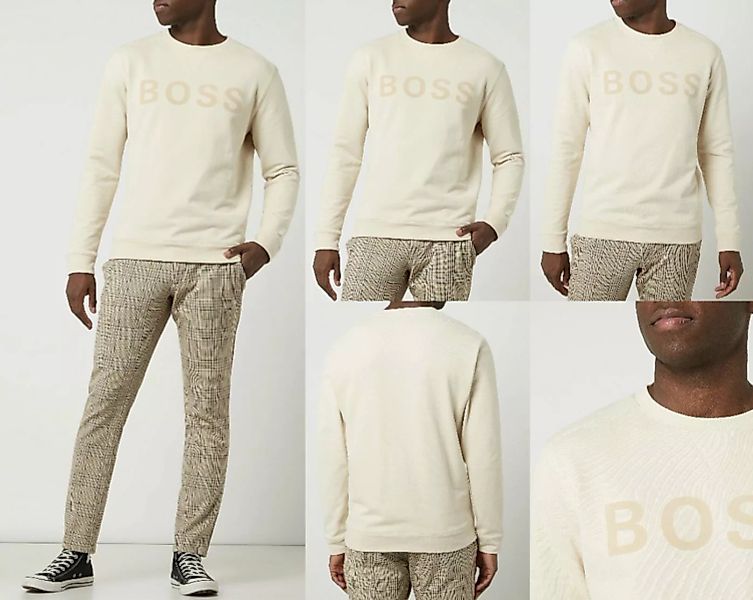 BOSS Sweatshirt HUGO BOSS Weefast Pullover Sweater Retro Sweatshirt Jumper günstig online kaufen