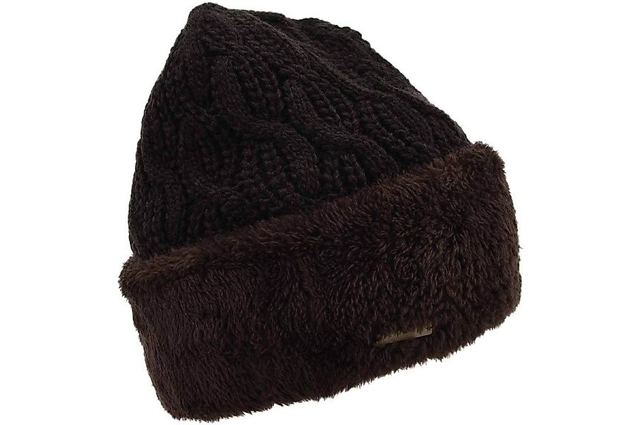 Seeberger Strickmütze Strickmütze mit Kunstfell Aufschlag und Zopfmuster 19 günstig online kaufen