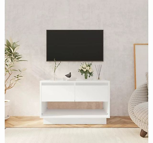 furnicato TV-Schrank Weiß 70x41x44 cm Holzwerkstoff günstig online kaufen