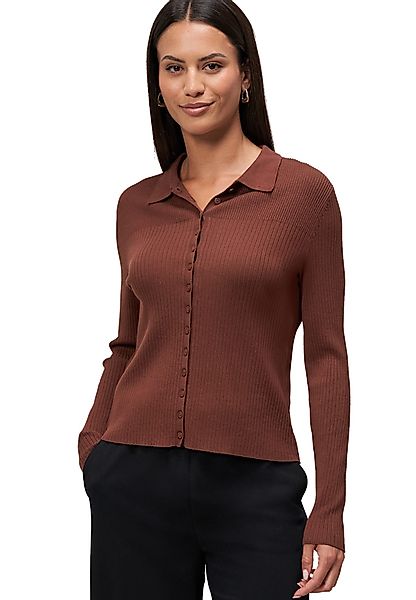 Zero Strickjacke Damen Strickjacke mit Knopfleiste günstig online kaufen
