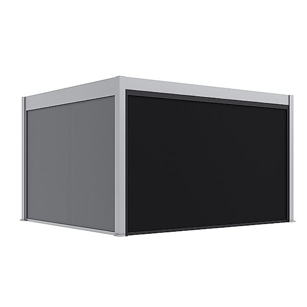 Paragon Outdoor Seitenteil für Pergola Grand Tuscan 14 Grau 403 cm x 237 cm günstig online kaufen