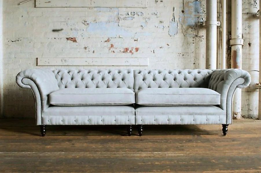 JVmoebel Chesterfield-Sofa, XXL Big Sofa Couch Chesterfield 240cm Polster S günstig online kaufen