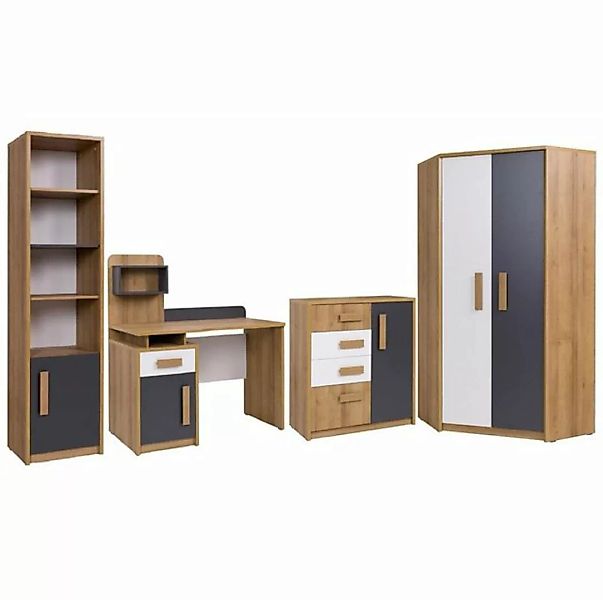 Marmex Möbel Mehrzweckschrank-Set Quatro SET D, (4-St) günstig online kaufen