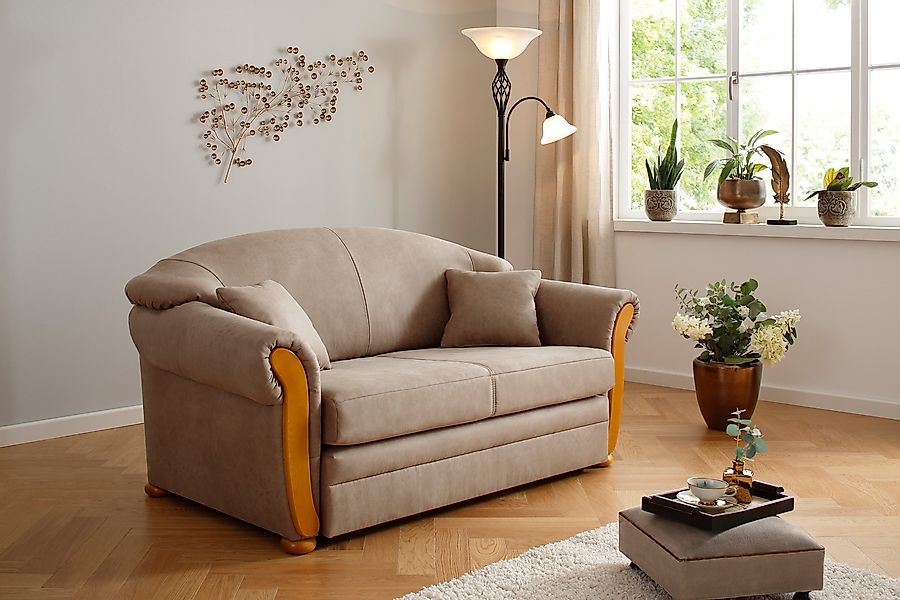 Home affaire Schlafsofa "Milano", Hoher Sitzkomfort mit Schlaffunktion und günstig online kaufen