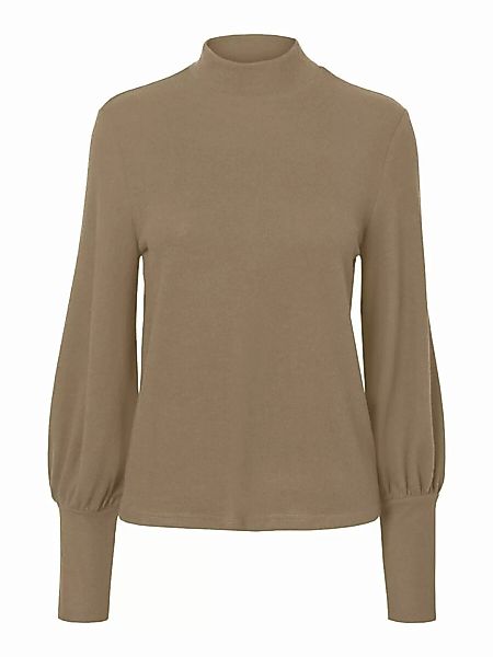 NOISY MAY Stehkragen Pullover Damen Braun günstig online kaufen