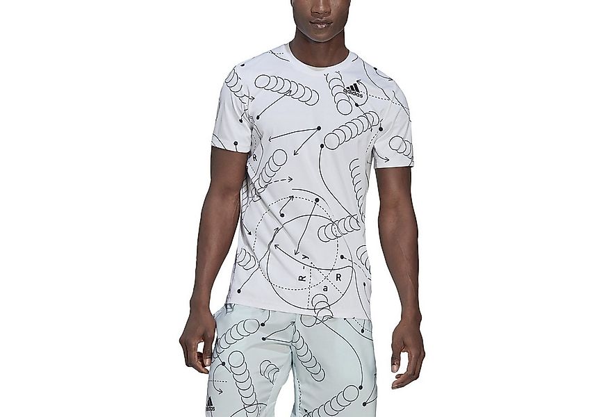 adidas Performance T-Shirt Club Graphic Tee weiss Herren günstig online kaufen