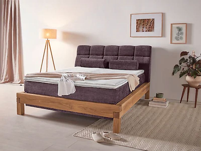 Home affaire Boxspringbett "Villads", Liegefläche: 160/200 cm aus Balkeneic günstig online kaufen