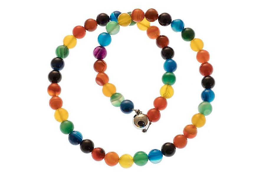 Bella Carina Perlenkette Regenbogen Kette, Magnetverschluss günstig online kaufen