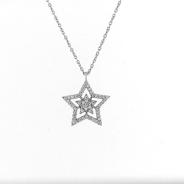 Smart Jewel Kette mit Anhänger "Stern mit Zirkonia Steinen, Silber 925" günstig online kaufen